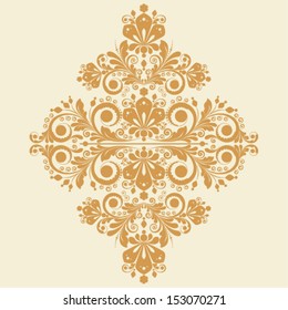 vector vintage floral  background 