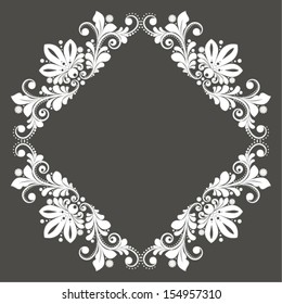 vector vintage floral  background 