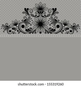 vector vintage floral  background