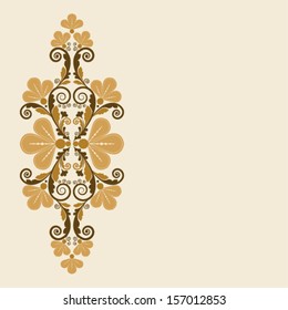 vector vintage floral  background 