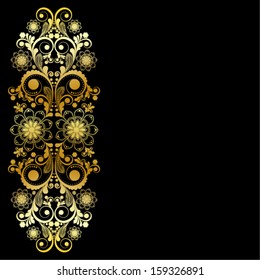 vector vintage floral  background