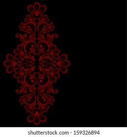 vector vintage floral  background
