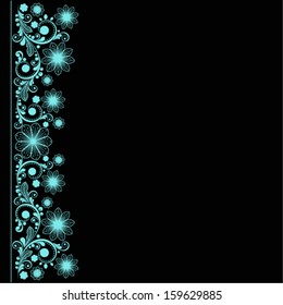 vector vintage floral  background 
