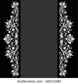 vector vintage floral  background 