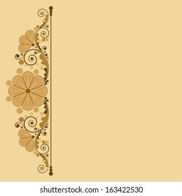 vector vintage floral  background