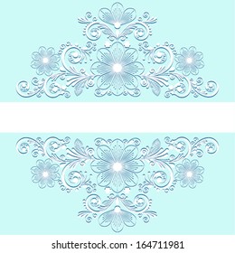 vector vintage floral  background 