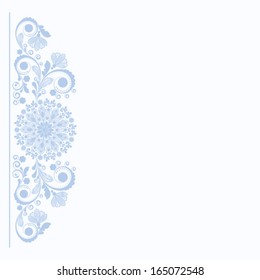 vector vintage floral  background