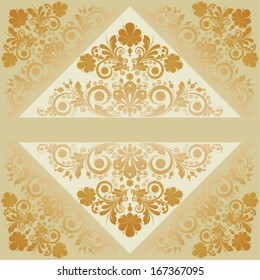 vector vintage floral  background 