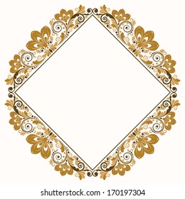 vector vintage floral  background