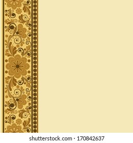 vector vintage floral  background