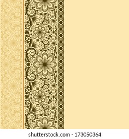 vector vintage floral  background