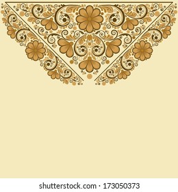 vector vintage floral  background 