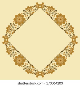 vector vintage floral  background