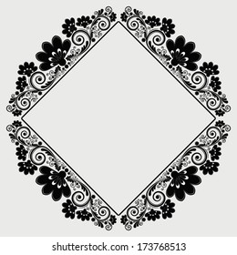 vector vintage floral  background