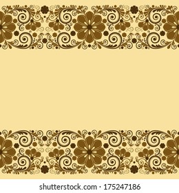 vector vintage floral  background