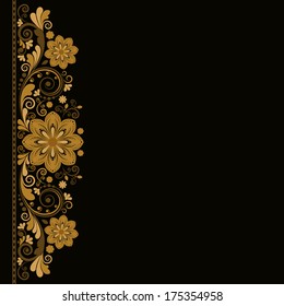 vector vintage floral  background