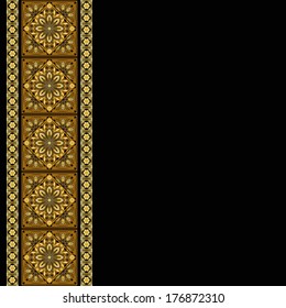 vector vintage floral  background 