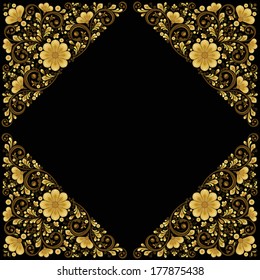 vector vintage floral  background