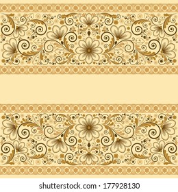 vector vintage floral  background