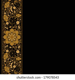 vector vintage floral  background