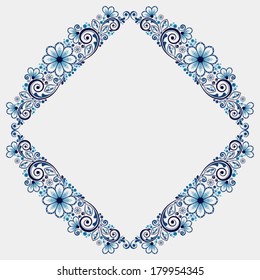 vector vintage floral  background