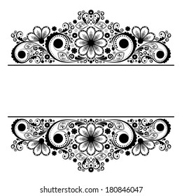 vector vintage floral  background 