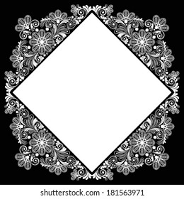 vector vintage floral  background