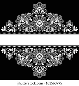 vector vintage floral  background
