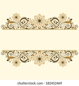vector vintage floral  background