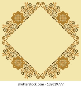 vector vintage floral  background