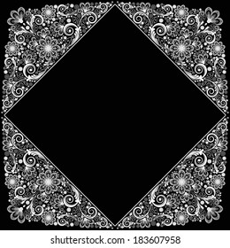 vector vintage floral  background