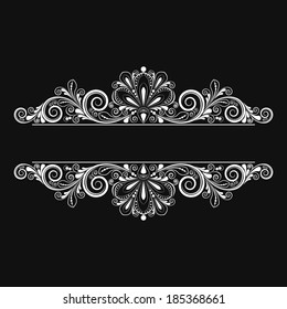 vector vintage floral  background 