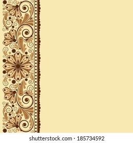 vector vintage floral  background