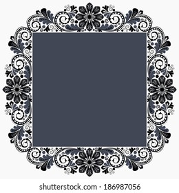 vector vintage floral  background