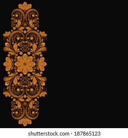 vector vintage floral  background