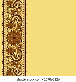 vector vintage floral  background