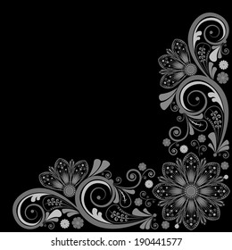 vector vintage floral  background