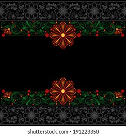 vector vintage floral  background