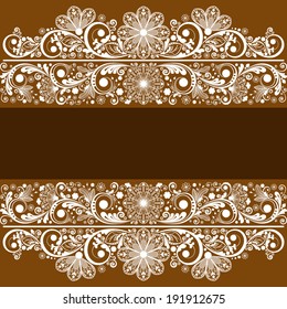 vector vintage floral  background