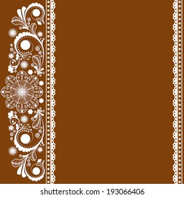 vector vintage floral  background
