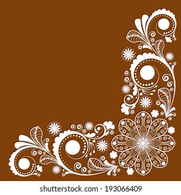 vector vintage floral  background