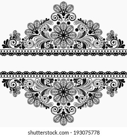 vector vintage floral  background