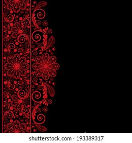 vector vintage floral  background