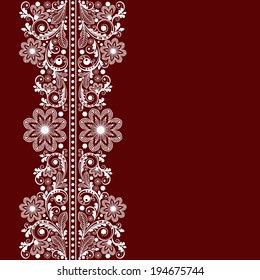 vector vintage floral  background
