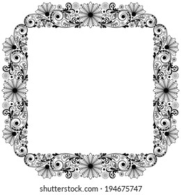 vector vintage floral  background