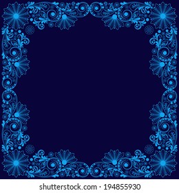 vector vintage floral  background 