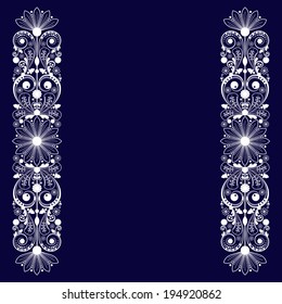 vector vintage floral  background 