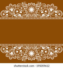 vector vintage floral  background 