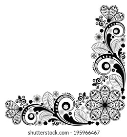 vector vintage floral  background 