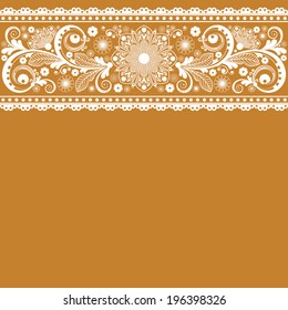 vector vintage floral  background 